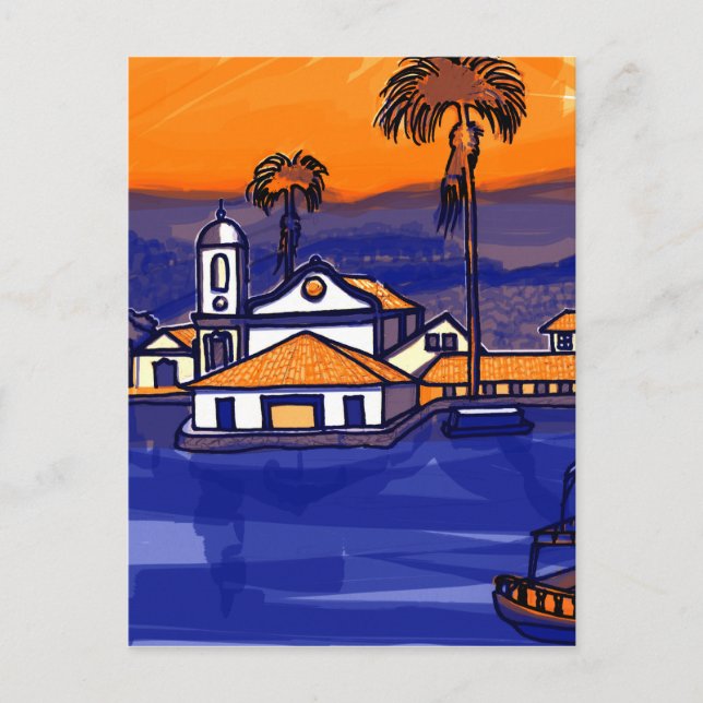 Postal Paraty - Río de Janeiro - Brasil (Anverso)