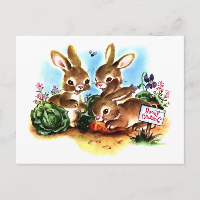 Postal Parche Bunny (Anverso)