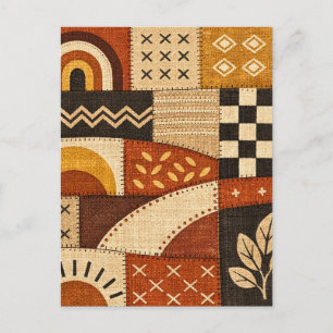 Postal Parche Moderno Acogedor
