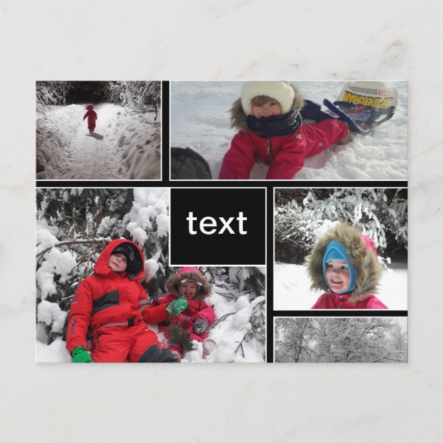 Postal Parches personalizados cuadros cuadrados personali (Anverso)