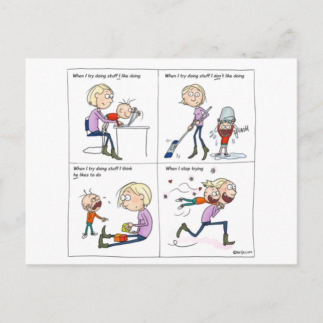 Postal Pare el intentar (Anverso)