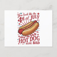 Pareces que el 4 de julio me hace querer un hot do