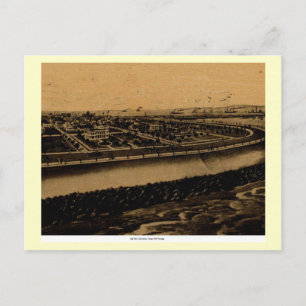 Postal Pared del Mar, Galveston, Texas 1909 Vintage