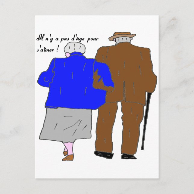 Postal PAREJA 3 IL N'Y A PAS D AGUA POUR S AIMER.png (Anverso)
