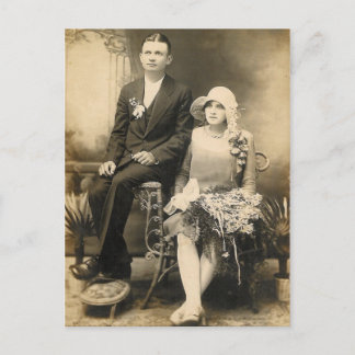 Postal PAREJA boda #56