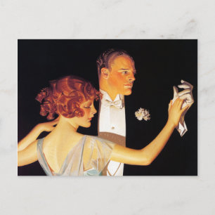 Postal Pareja, collares de flecha y camisetas para vestir