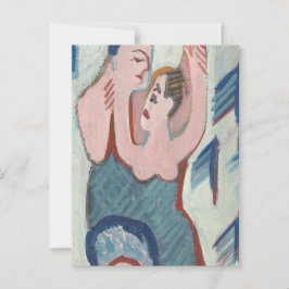 Postal Pareja de baile arte moderno