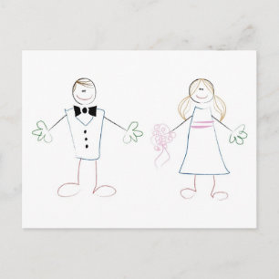 Postal Pareja de Crayon