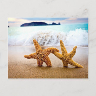 Postal pareja de estrellas