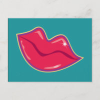 Pareja de los labios rojos de cerezo