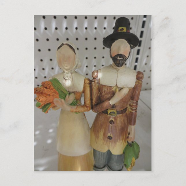 Postal Pareja de peregrinos (Anverso)