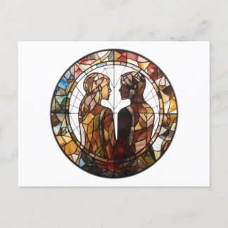 Postal Pareja enamorada