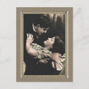 Postal Pareja romántica - una y sólo amor