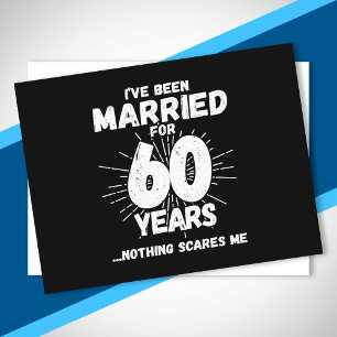 Postal Parejas Casadas 60 Años Divertido Aniversario 60
