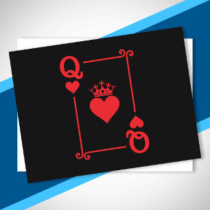 Postal Parejas coincidentes disfraz de Halloween Reina de