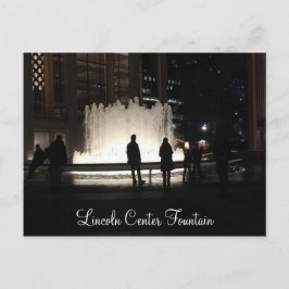 Postal Parejas vigilando el Lincoln Center de la ciudad d