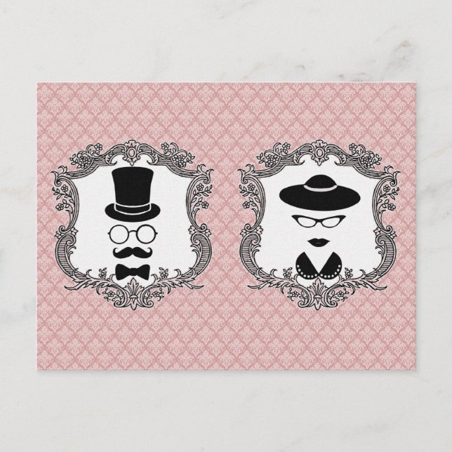 Postal Pares del vintage (Anverso)