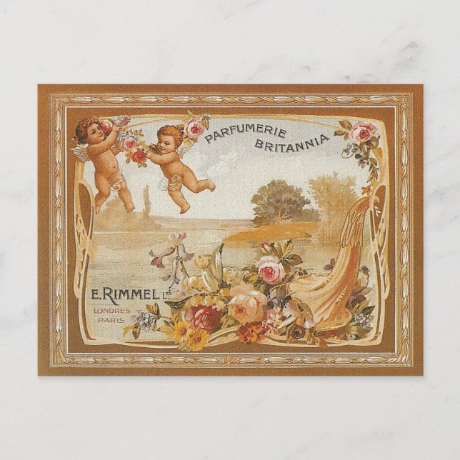 Postal Parfumerie Britannia Vintage (Anverso)