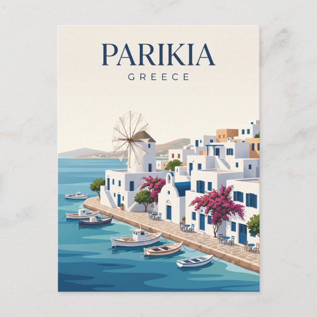 Postal Parikia Grecia (Anverso)