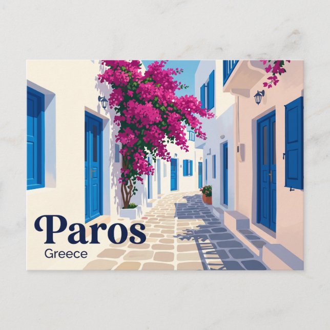 Postal Parikia, Paros Grecia (Anverso)