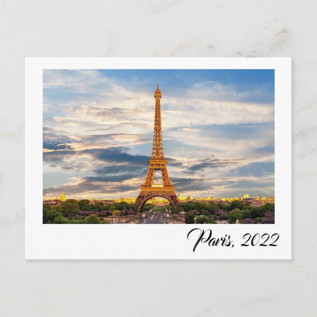 Postal París (Anverso)