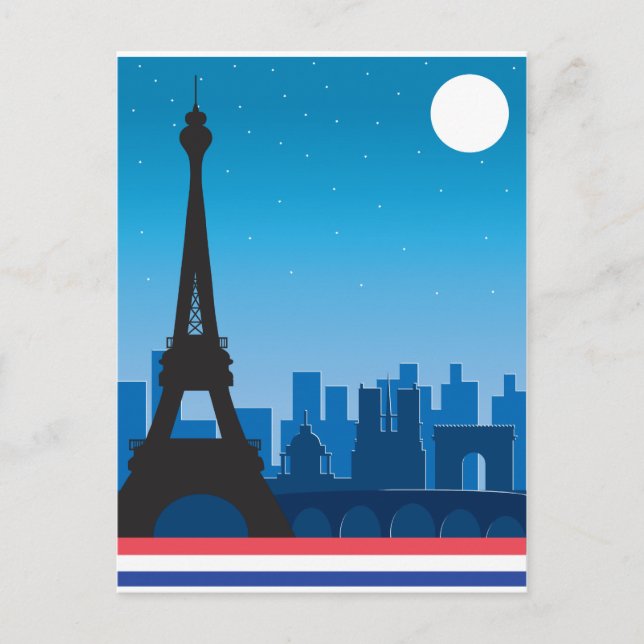 Postal París (Anverso)