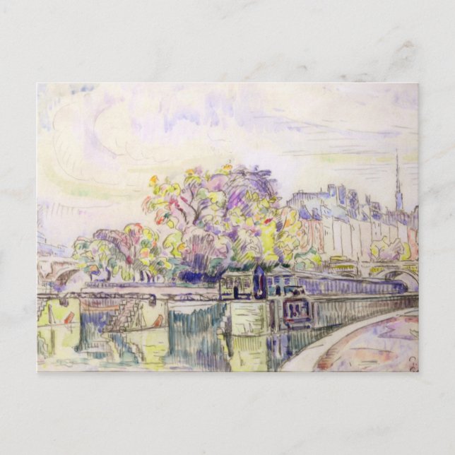 Postal París, 1923 (Anverso)