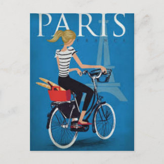 Postal París à Vélo