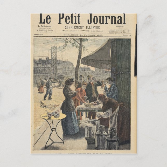 Postal Paris at Six O'Clock in the Morning (Anverso)