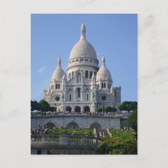 Postal París - Basilique du Sacr �-Coeur - (Anverso)