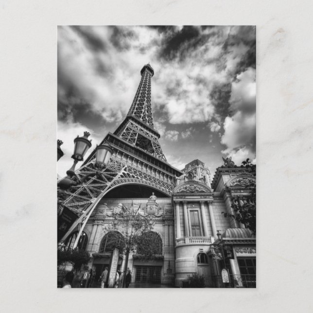 Postal París blanco y negro (Anverso)