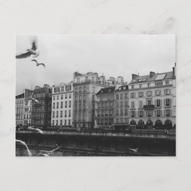Postal París blanco y negro (Anverso)