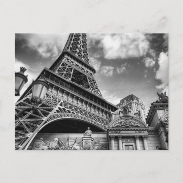 Postal París blanco y negro (Anverso)