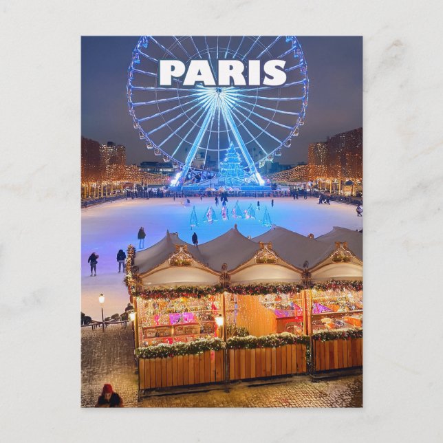 Postal Paris Christmas Wonder (Anverso)