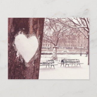 Postal París, ciudad del amor (jardines de Notre Dame)