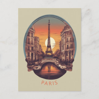 Postal París, Ciudad del Amor y la Luz