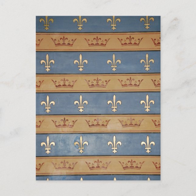 Postal paris corns & fleur de lis (Anverso)