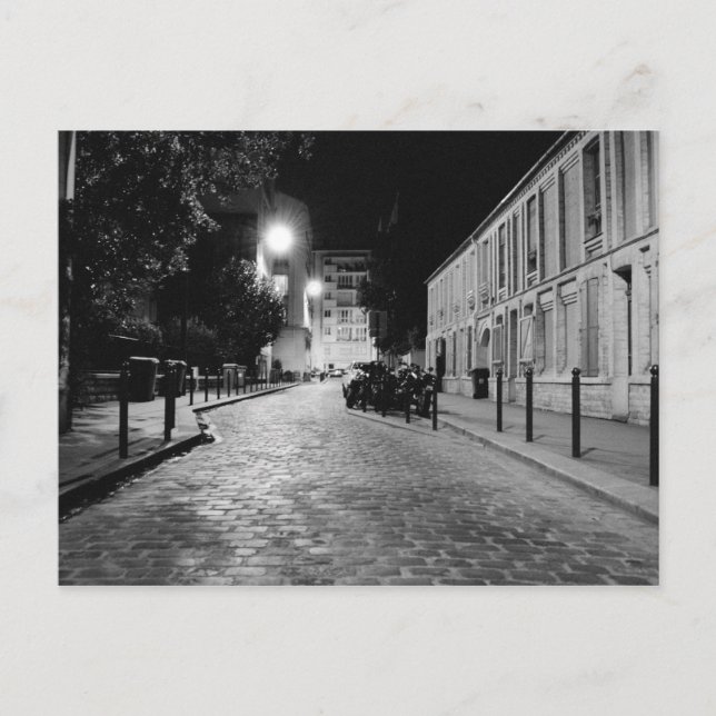 Postal París de noche (Anverso)