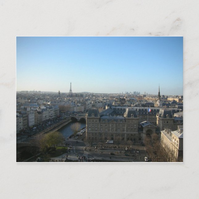 Postal París desde Notre-Dame (Anverso)