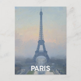Postal Paris Eiffel Tower