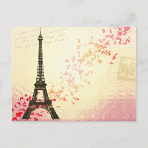 Postal París Enamorado - Torre Eiffel