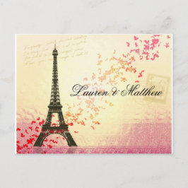 Postal París Enamorado - Torre Eiffel