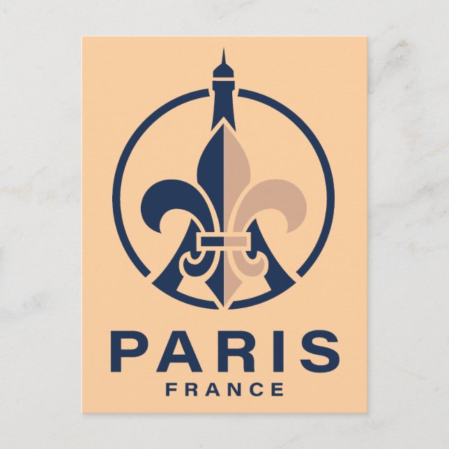 Postal Paris France Europe (Anverso)