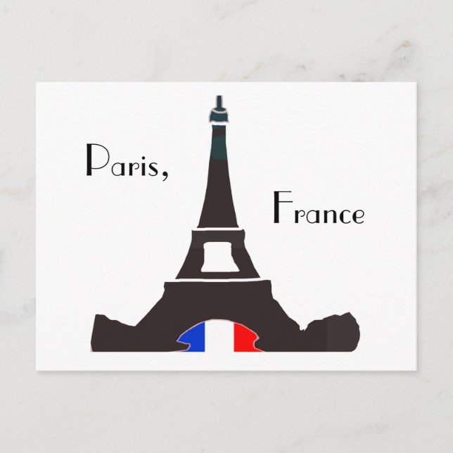 Postal Paris France Postcard (Anverso)