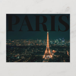 Postal Paris, France Postcard