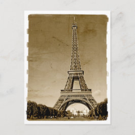Postal paris france retro