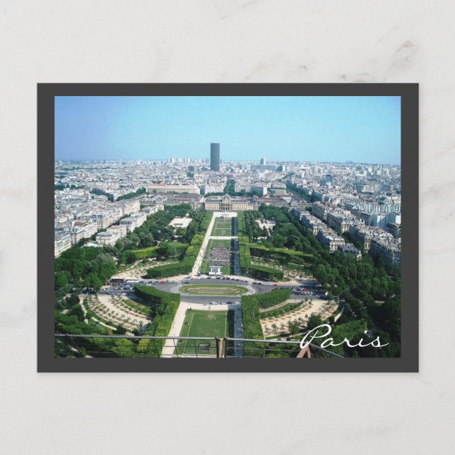 Postal París, Francia (Anverso)