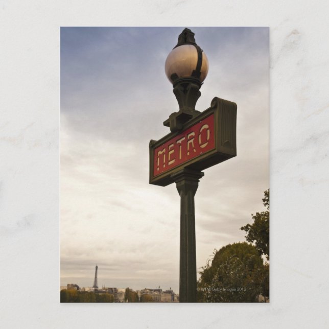 Postal París, Francia (Anverso)