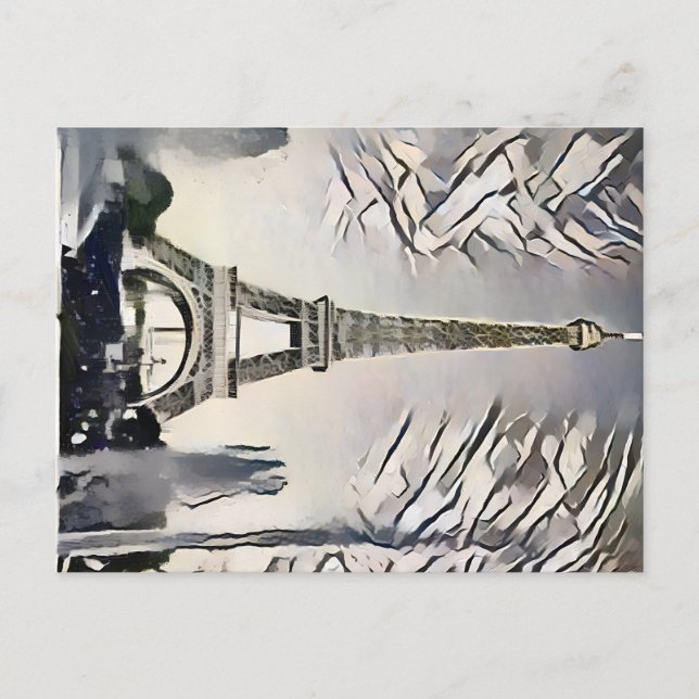 Postal París, Francia (Anverso)