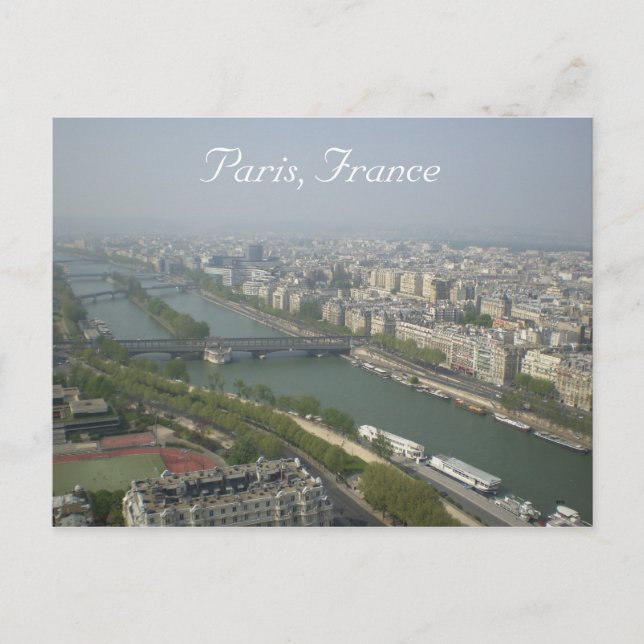 Postal París, Francia (Anverso)
